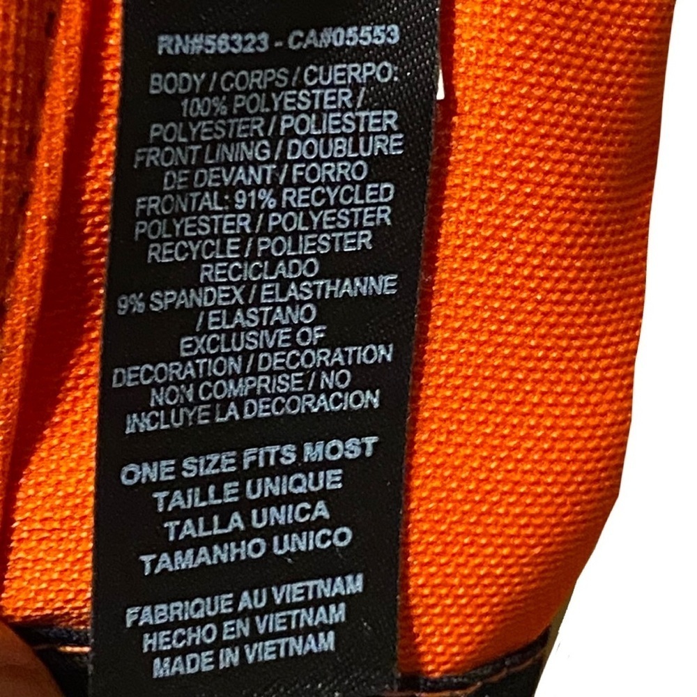 Niki Cap Virginia Cavaliers 90’s Orange Dri-fit Breathable Moisture Wick Hook - Picture 7 of 8